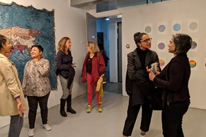 Natalia Nakazawa, 'Thinking Collections: Open Studios | Artists at EFA,' Artist Studio, The Elizabeth Foundation for the Arts, Midtown, New York (20 October 2018). Courtesy Asia Contemporary Art Week. Photo: Li Fong. 